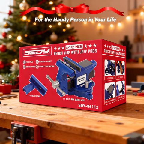 SEDY vise in a milling setup supports drilling and shaping tasks