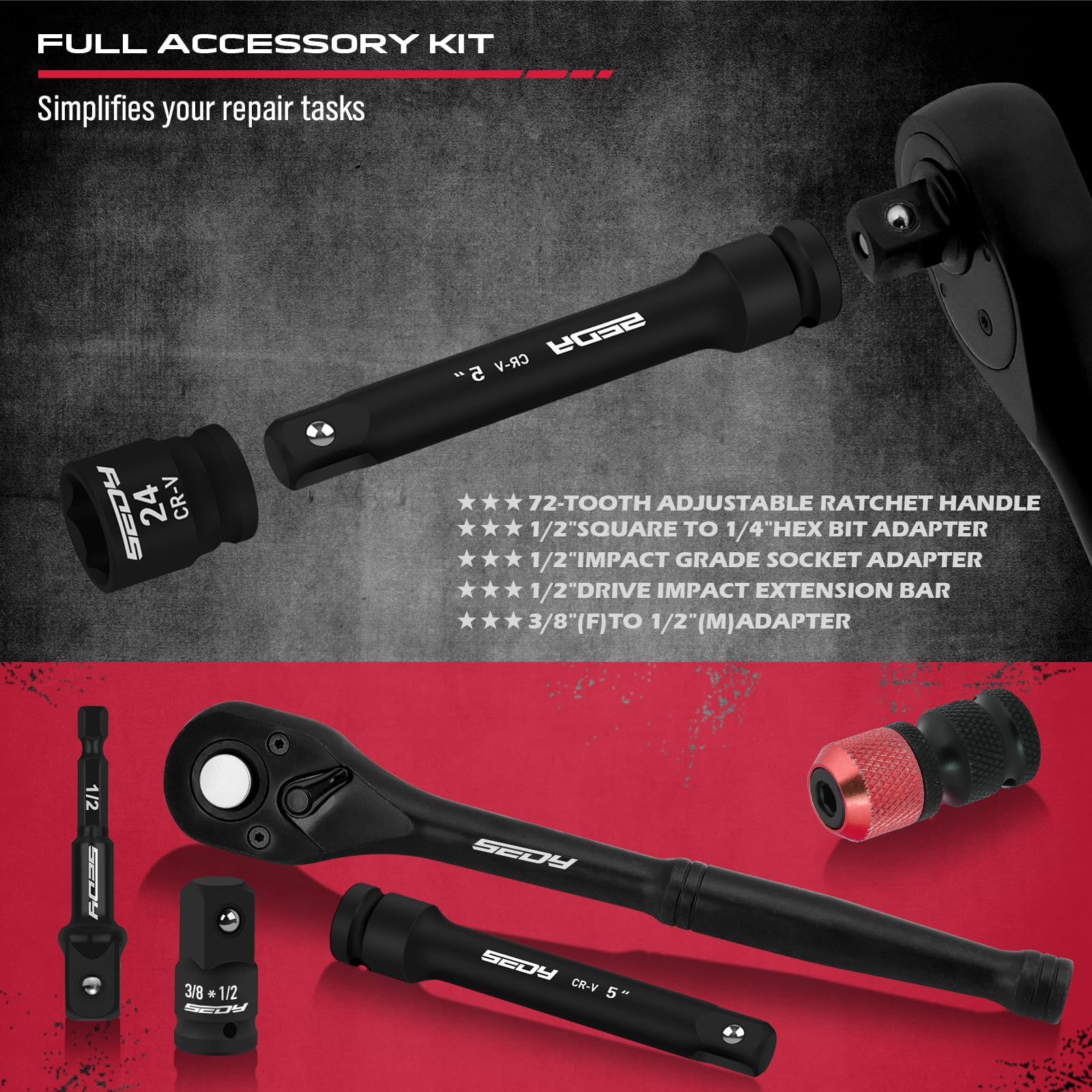SEDY high-precision punch and chamfer for smooth torque and fit