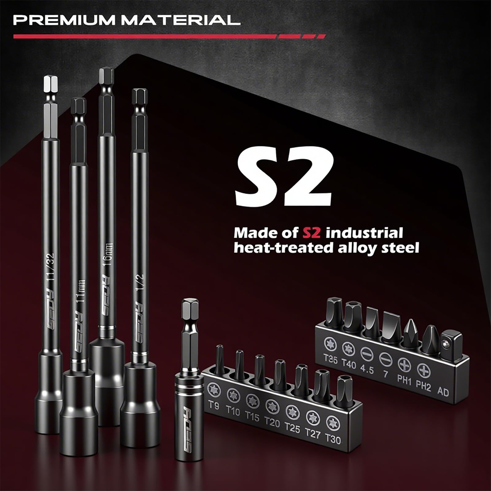 SEDY set compatible with popular impact drills and drivers