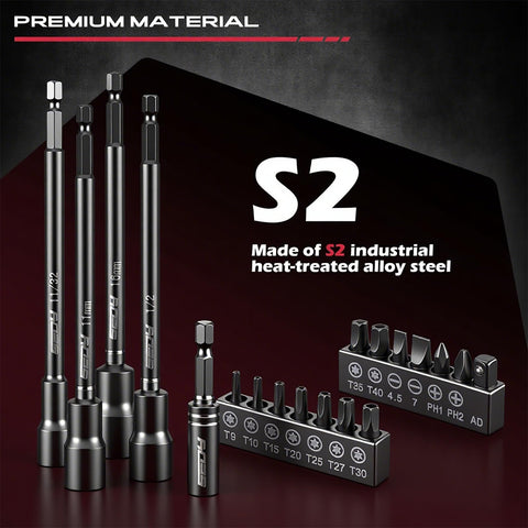 SEDY set compatible with popular impact drills and drivers