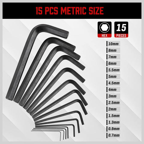 SEDY long-pattern hex keys offering extended reach