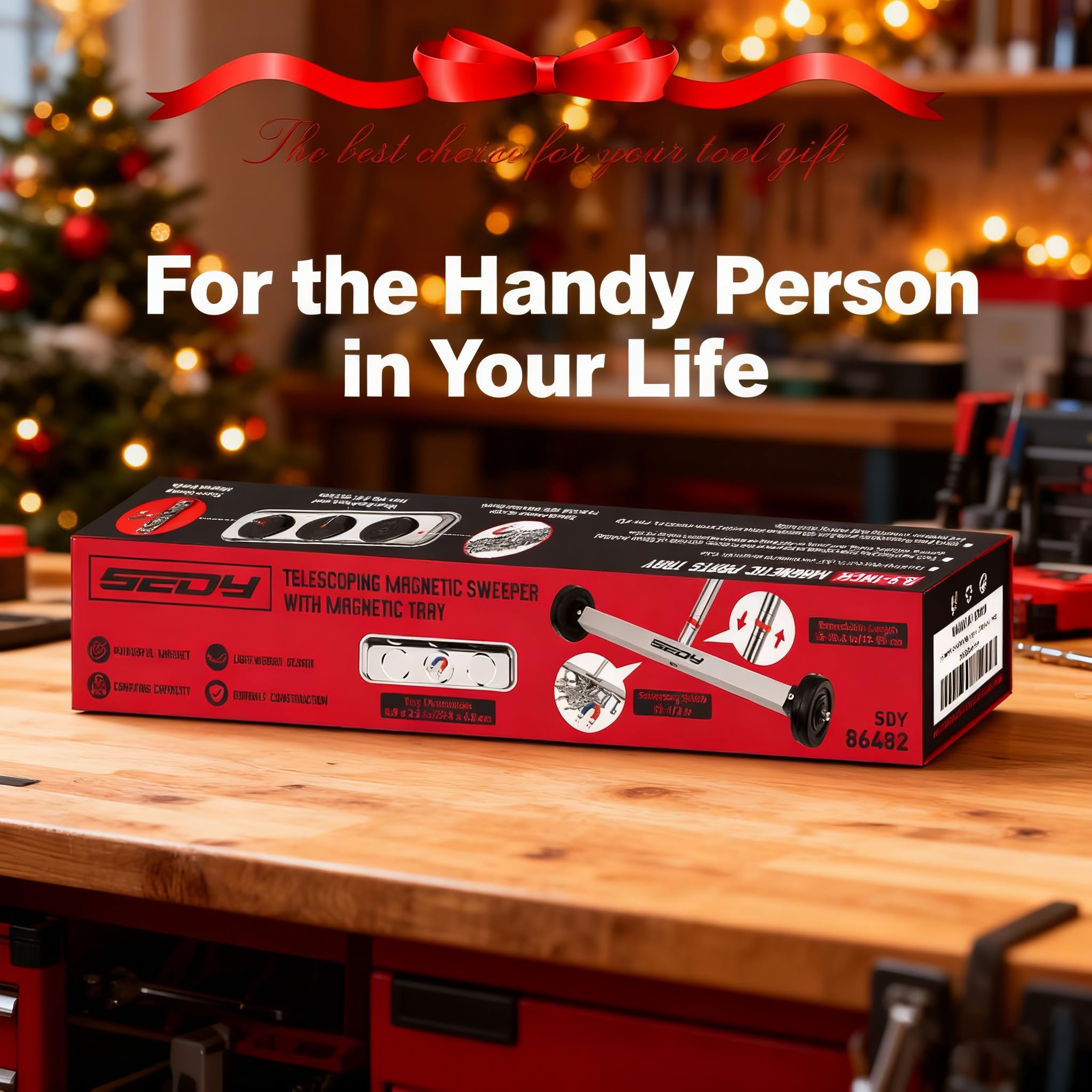 SEDY Magnet Sweeper helps keep floors metal-free and safer on job sites.