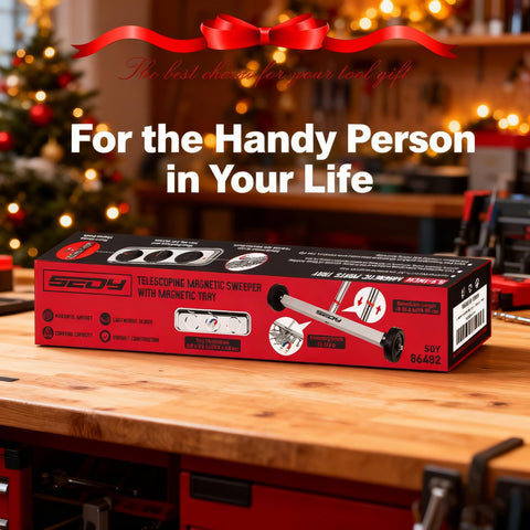 SEDY Magnet Sweeper helps keep floors metal-free and safer on job sites.
