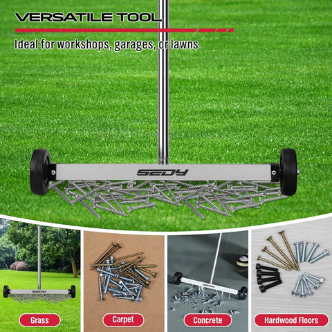 SEDY compact tool stores easily after tasks for quick, portable cleanup.