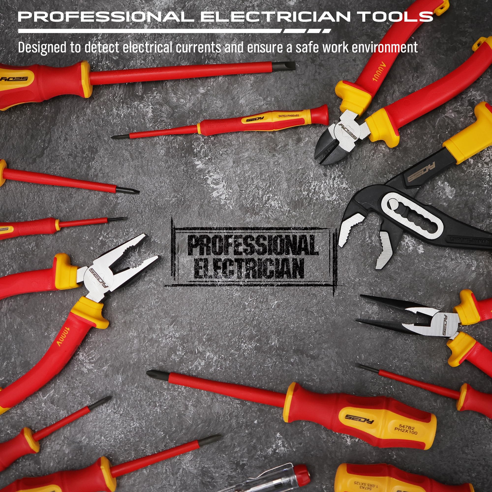 Magnetic tips assist screw alignment in tight spaces with SEDY tools.