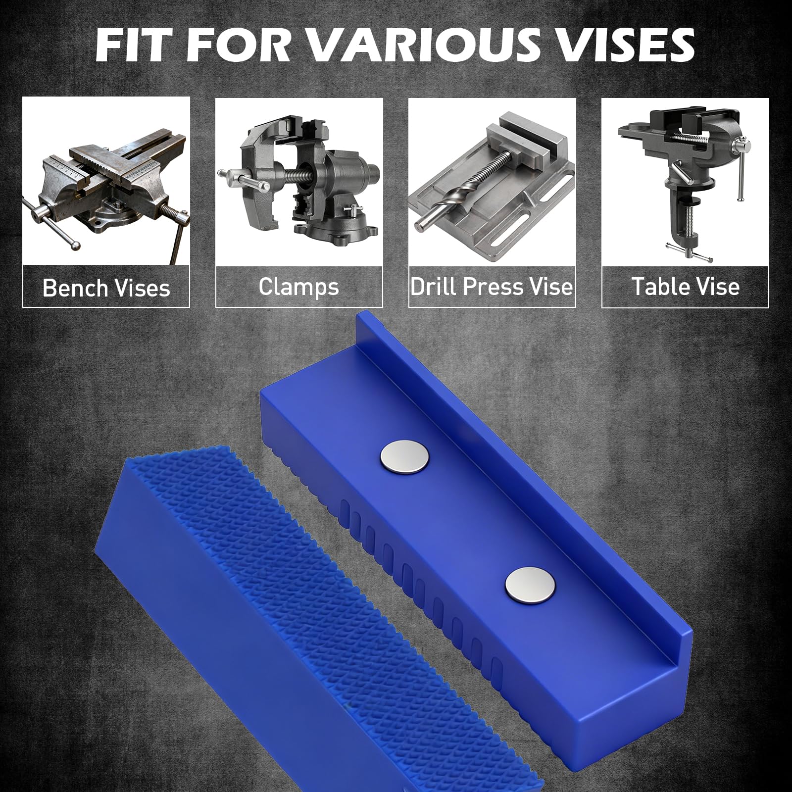 SEDY metalworking setup benefits from pad protection and secure grip.