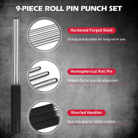 SEDY nylon storage pouch keeps punches organized and portable