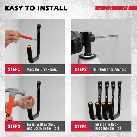 SEDY paddle board hanger with long arm for stable, protected storage.