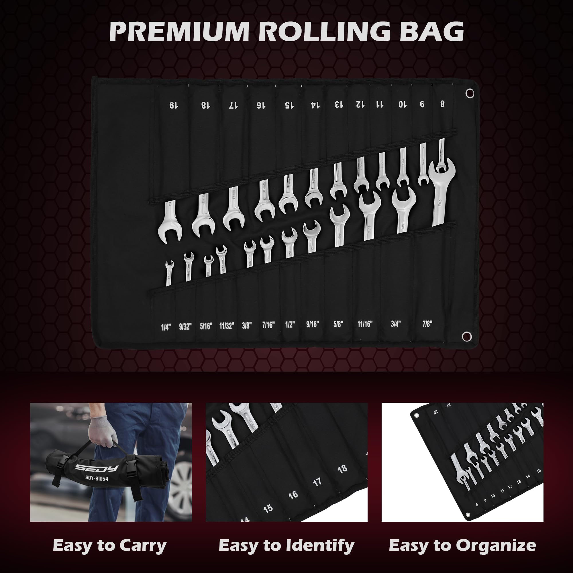 SEDY portable kit shown as compact solution for trunk or workshop.