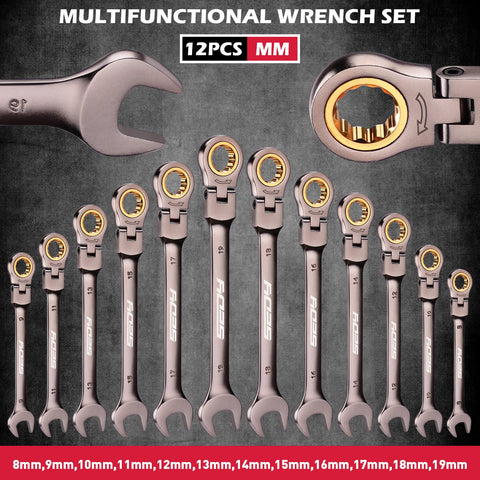 SEDY wrench set organized on a magnetic rack for easy access.
