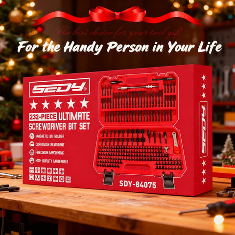 SEDY robust case with labeled slots keeps tools organized during transport.