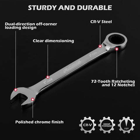 SEDY SAE range 1/4 to 3/4 inch fits standard bolts.