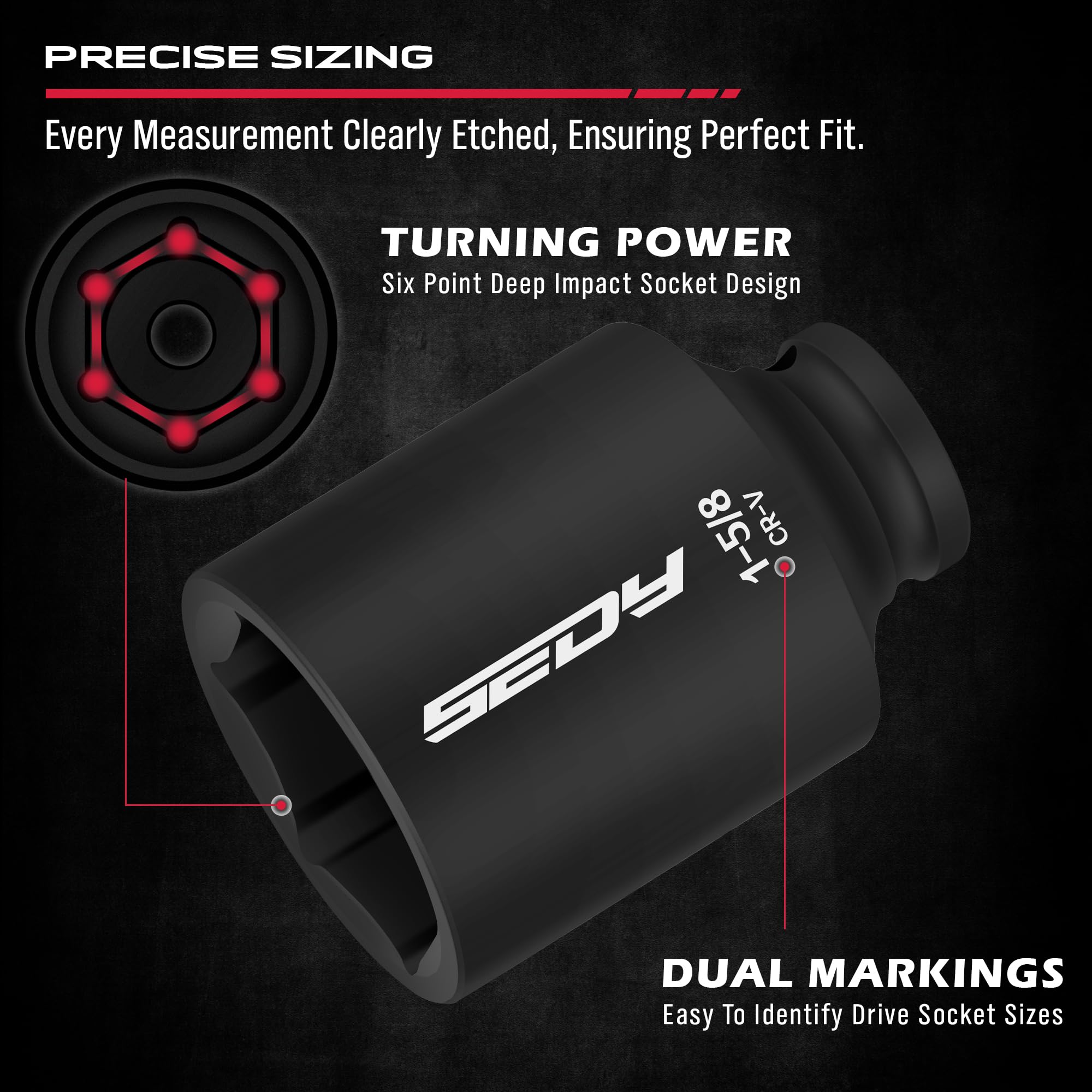 SEDY spindle joint torque bearing sockets for heavy-duty assemblies