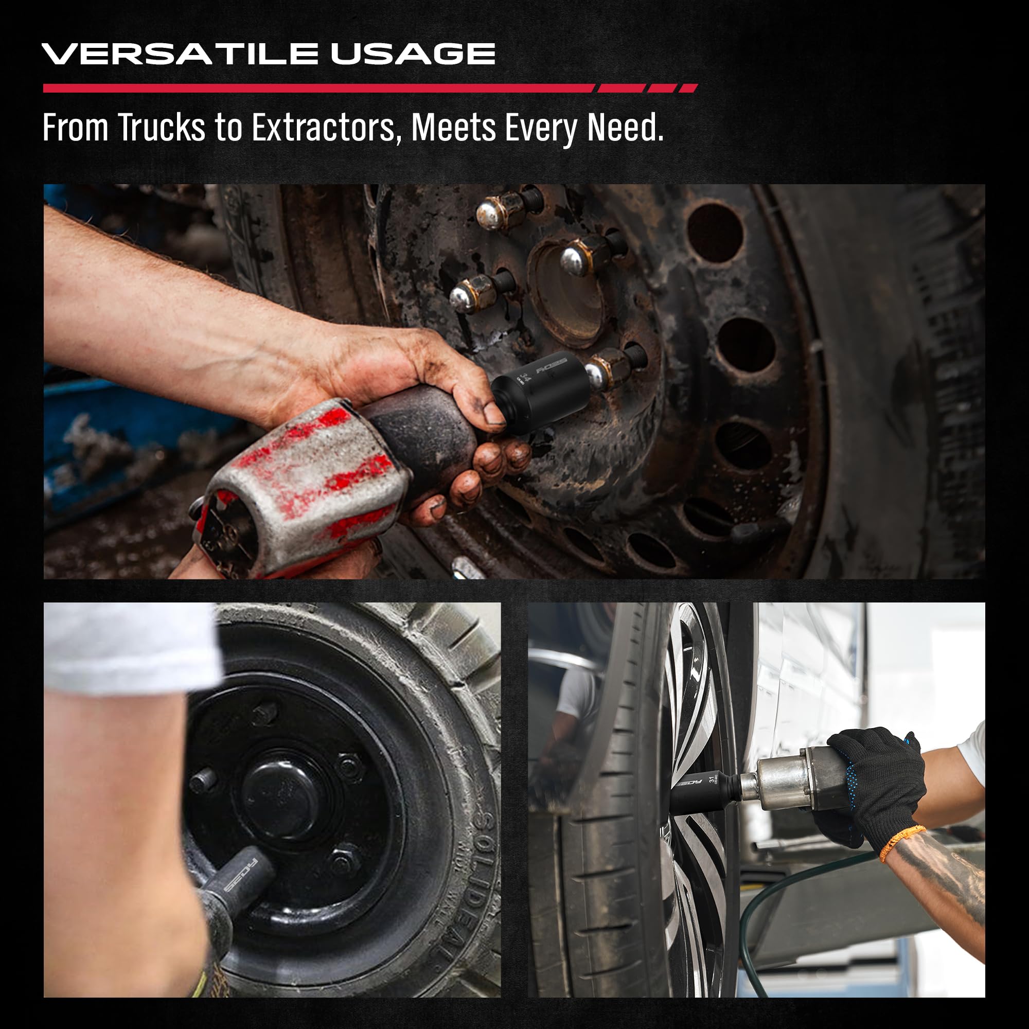 SEDY heavy-duty truck maintenance and torque-bearing applications.