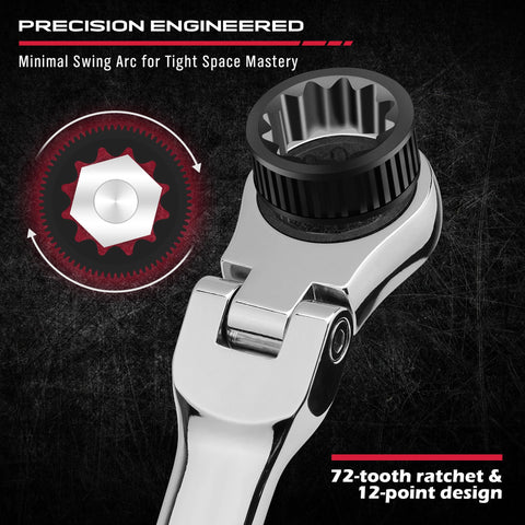 SEDY ultra-long design enhances torque for easier work in hard-to-reach places.