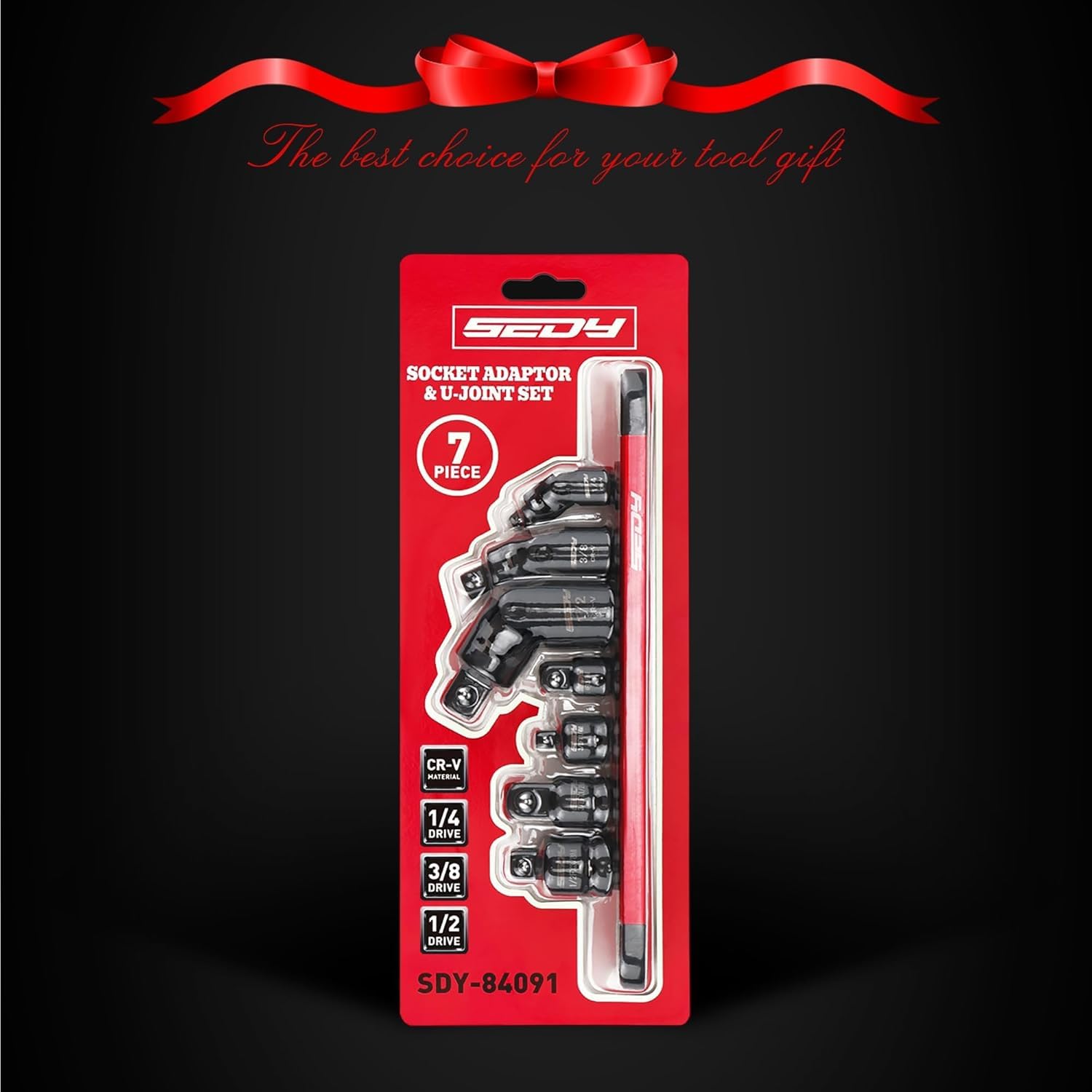SEDY universal joint 3/8-inch drive for mid-sized fasteners
