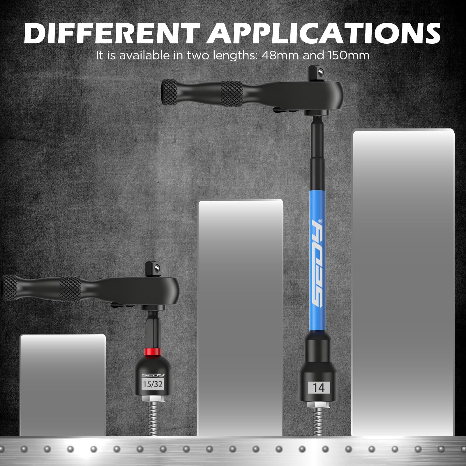 SEDY universal sockets offer flexible fit for varied fasteners.