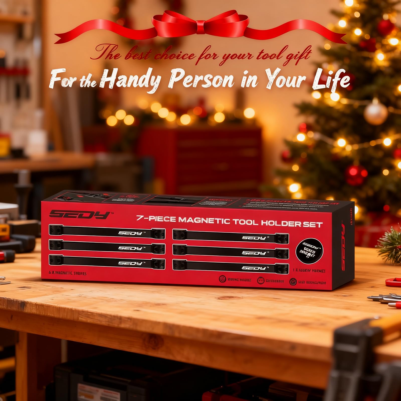 SEDY vertical mounting holds up to 11 kilograms of tools.