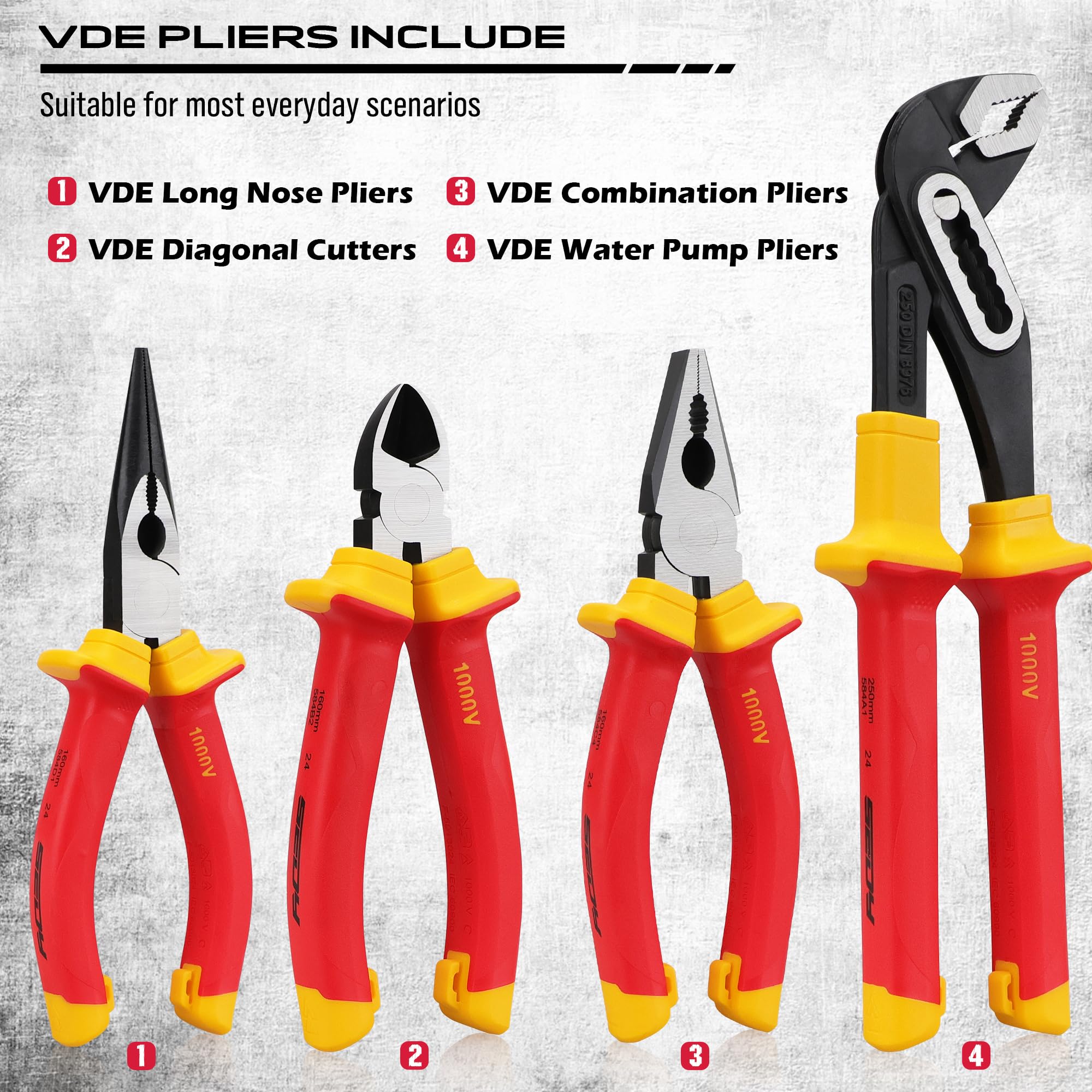 SEDY voltage test screwdriver for safe electrical verification at job sites.