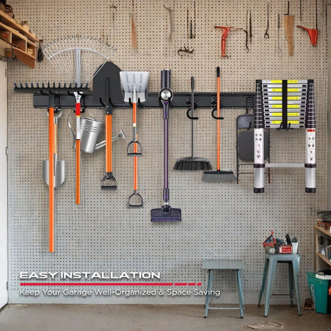 SEDY rugged system keeps sheds tidy and organized.