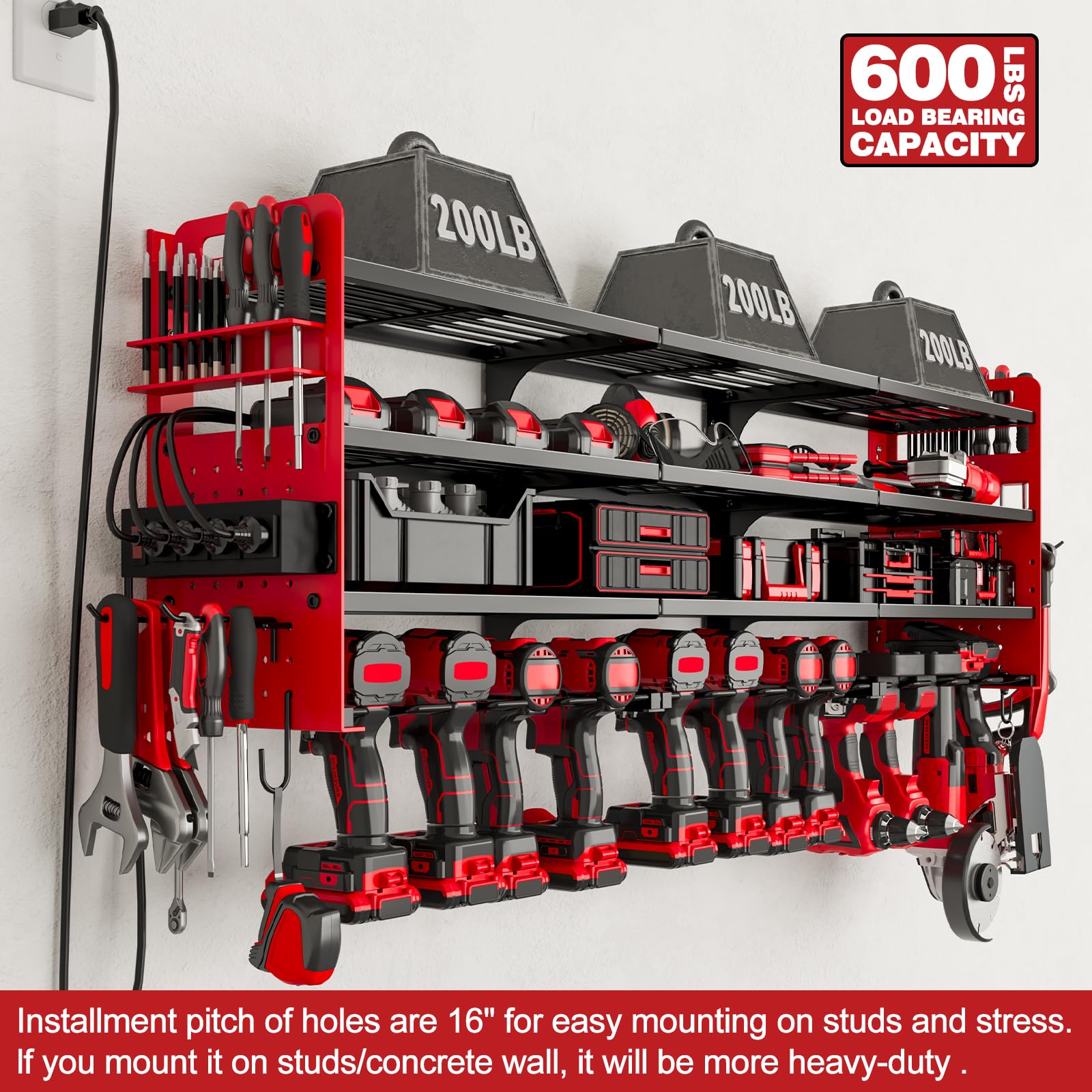 SEEAHEAD heavy-duty frame supports up to 600 lbs for durability