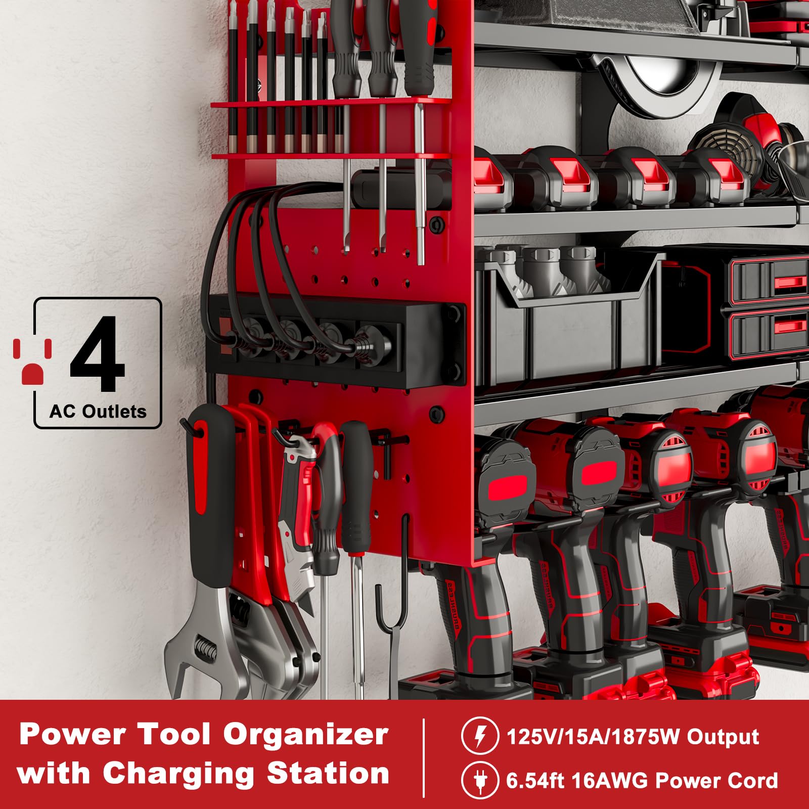 SEEAHEAD pegboard side panels for hanging screwdrivers and pliers