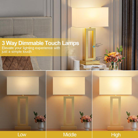 Seealle 3 way dimmable lamp for customizable mood lighting.