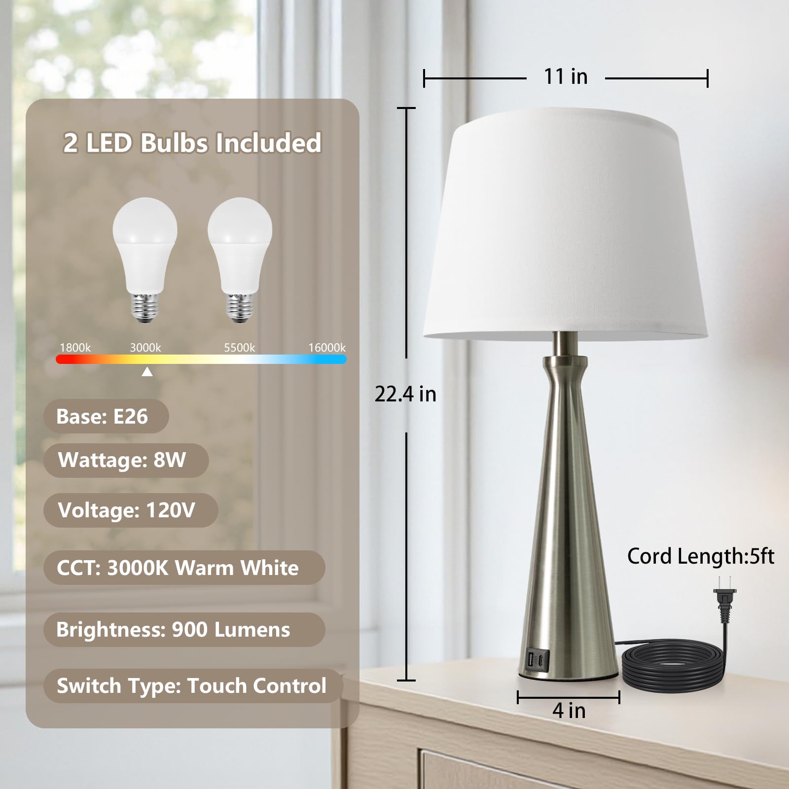 Seealle anti-slip bases keep lamps stable on surfaces