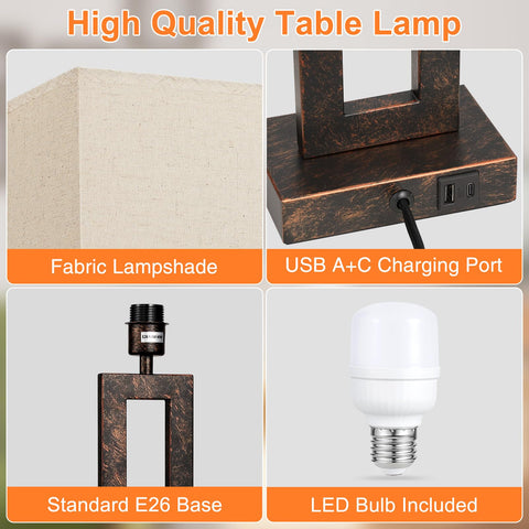 Seealle included E26 LED bulbs for flicker-free illumination
