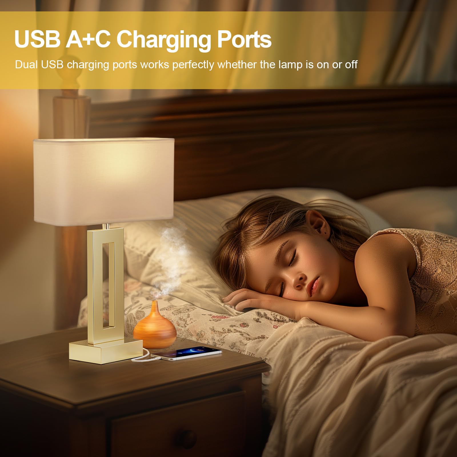 Seealle lamps include E26 LED bulbs for immediate use.