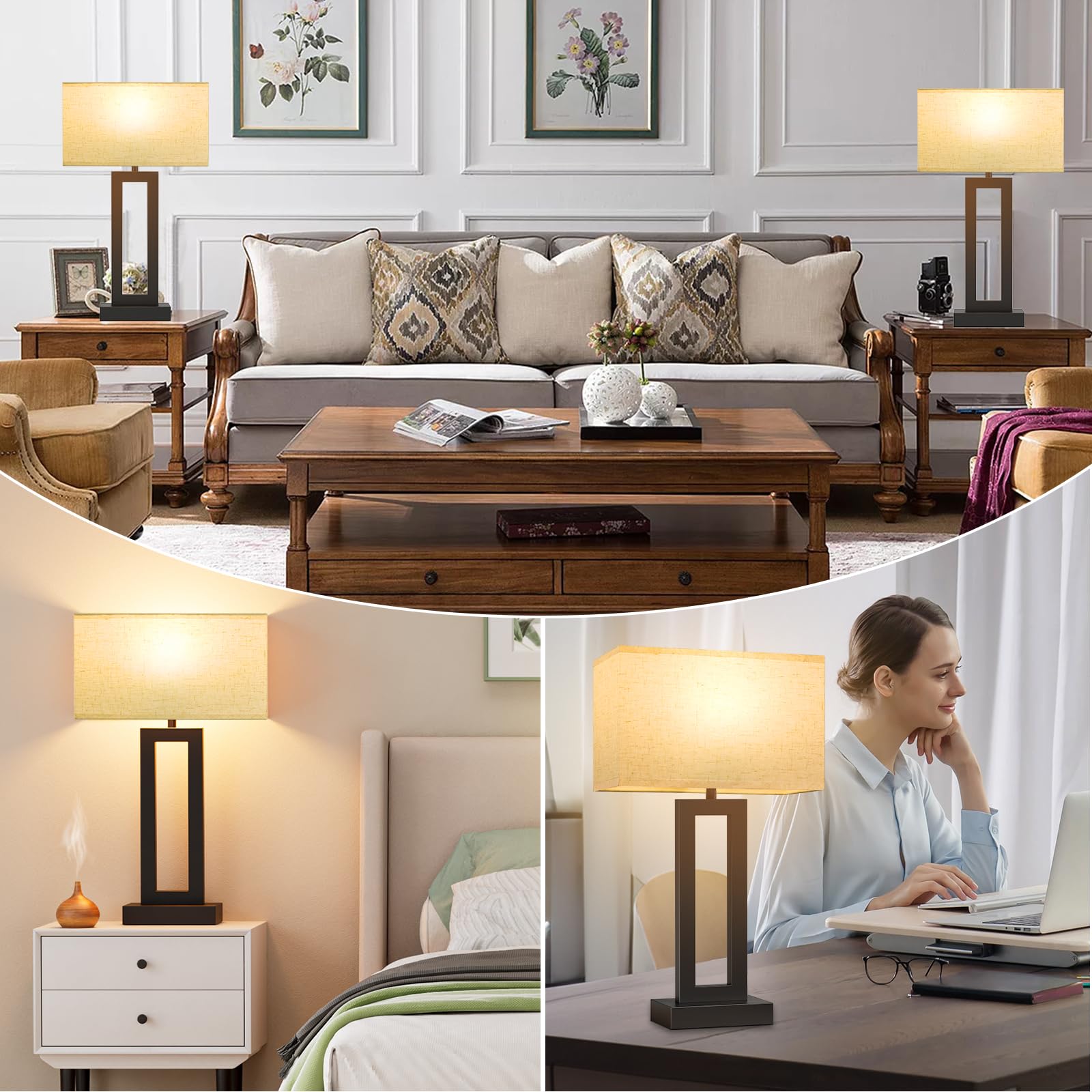 Seealle modern bedroom lamps suited for living rooms and desks