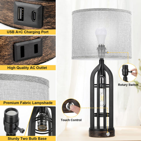 Seealle lamp touch-control for easy three-way dimming