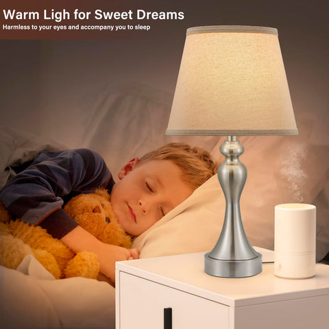 Seealle Touch Lamps LED bulbs included, ready to glow