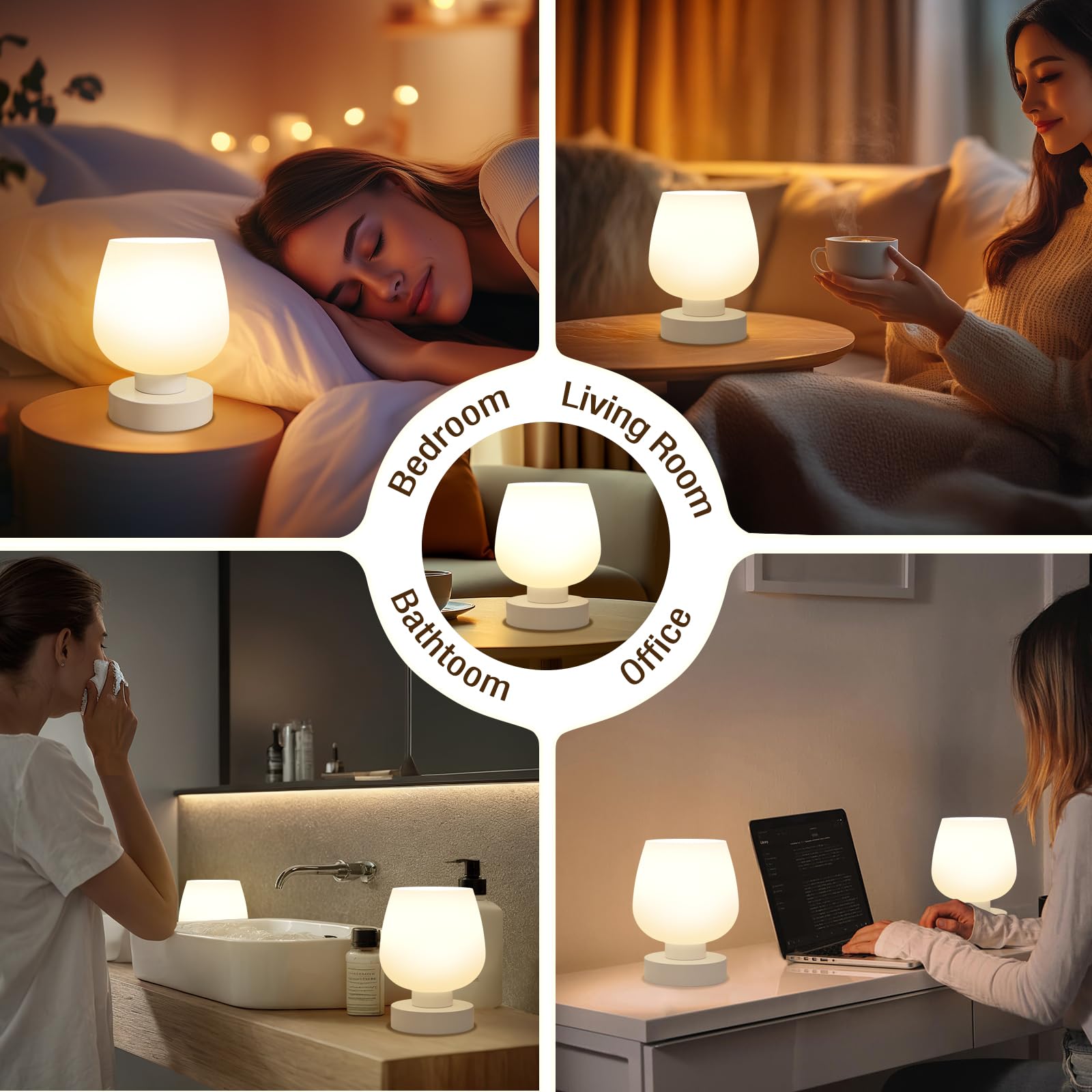 Seealle Touch lamp ships with tool-free assembly and quick setup.