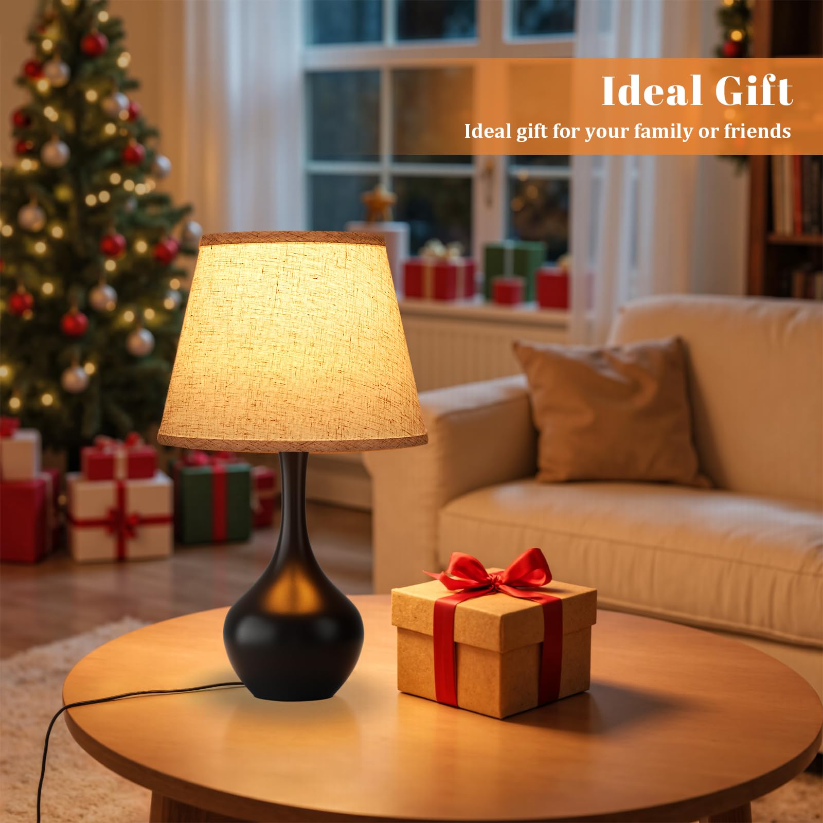 Seealle Touch Table Lamp demonstrates 3-way dimming for reading.