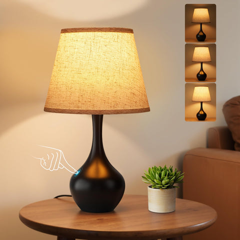 Seealle touch table lamp showing a modern design for easy brightness control