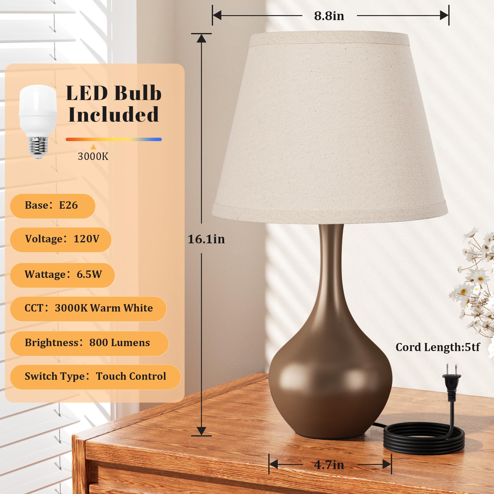 Seealle LED bulb included saves energy while brightening your space