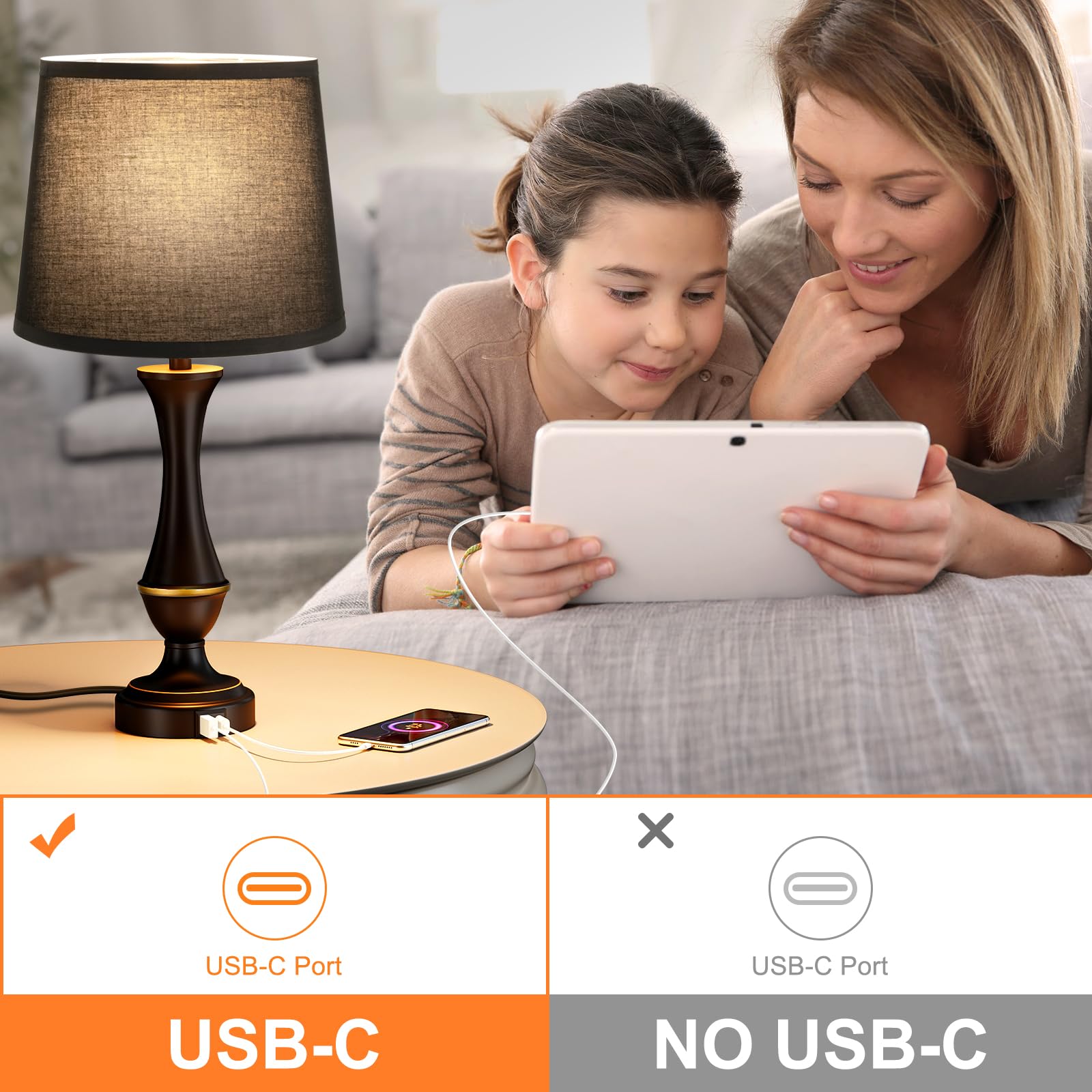 Seealle lamps illuminate bedroom decor and living spaces