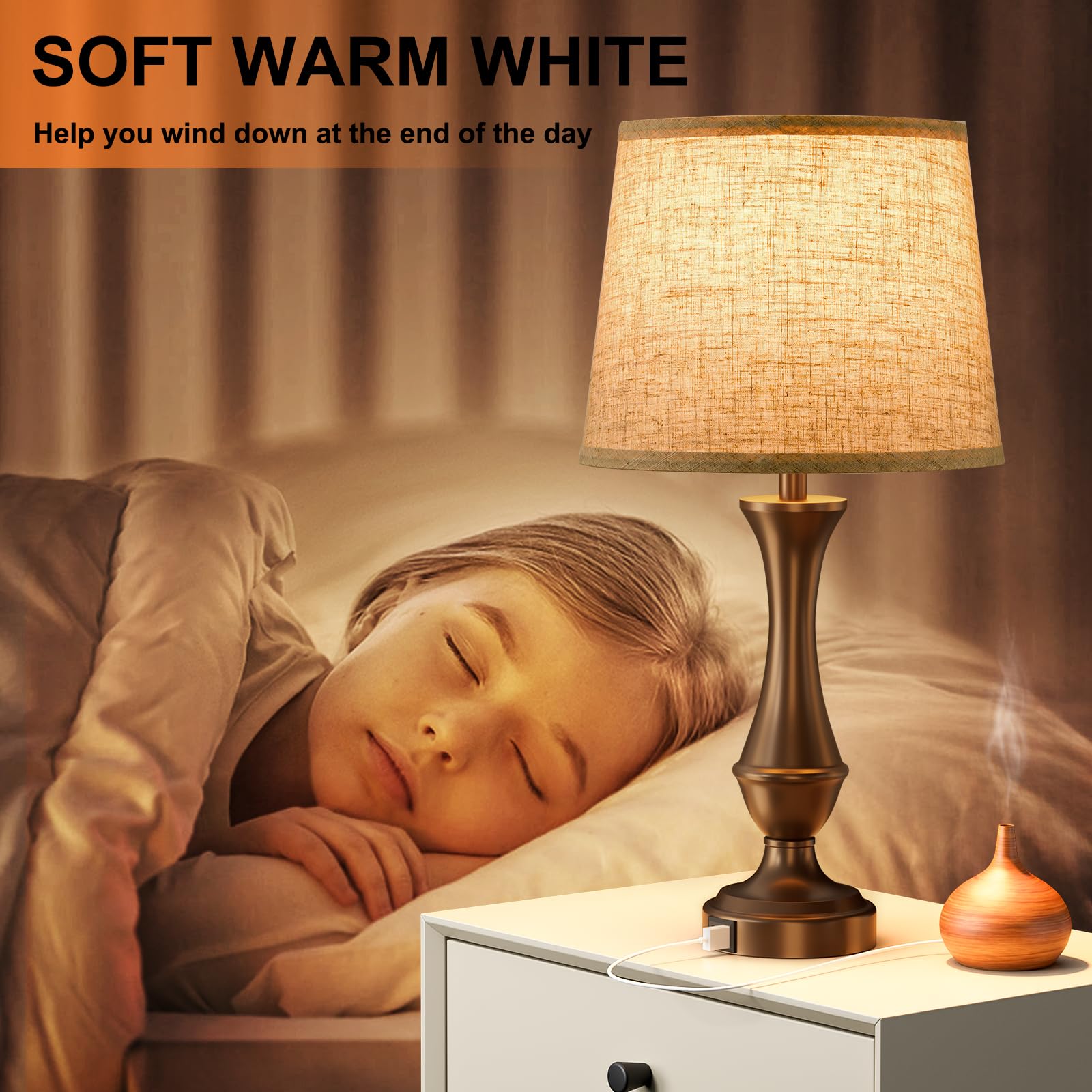 Seealle Upgraded Touch Lamp quick 6-step installation instructions