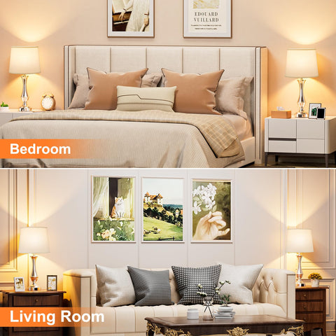 Seealle Upgraded Touch Lamps easy six-step installation for quick setup.