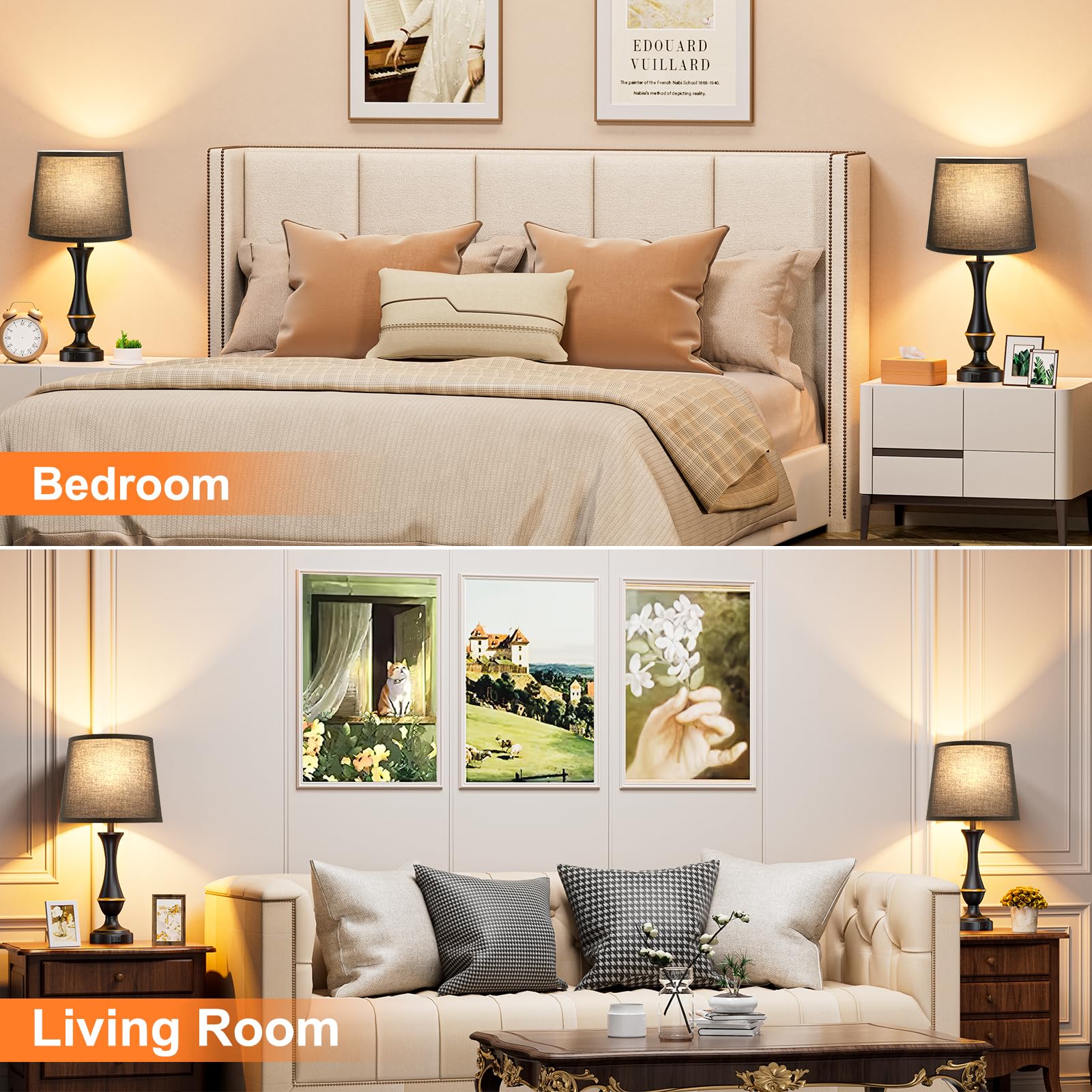 Seealle LED bulbs included for immediate, flicker-free lighting