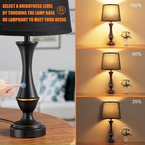 Seealle touch lamp in dimmed light mode for a cozy evening