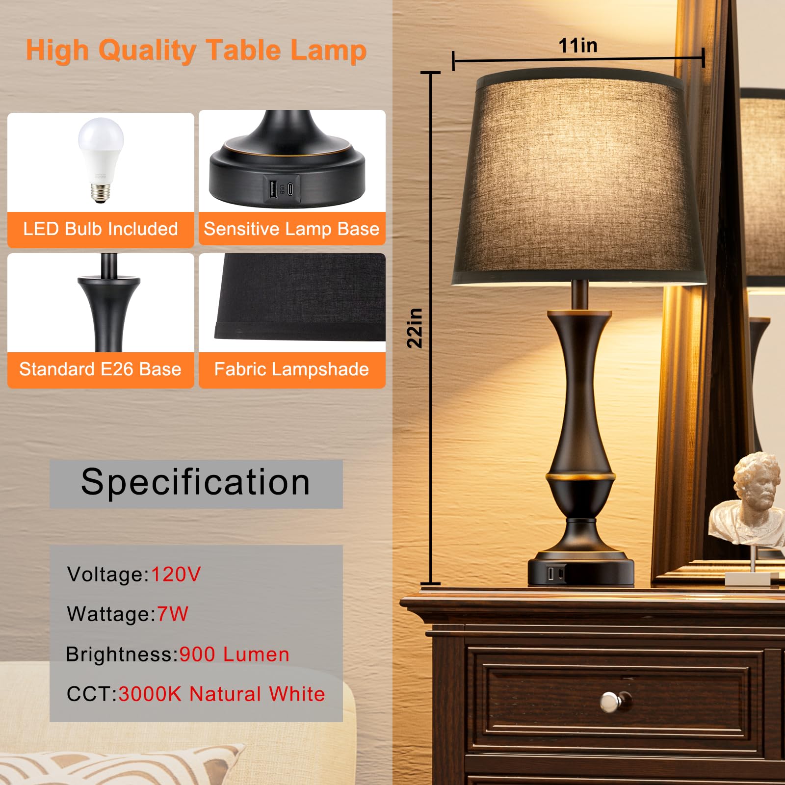 Seealle quick install lamps set up in minutes