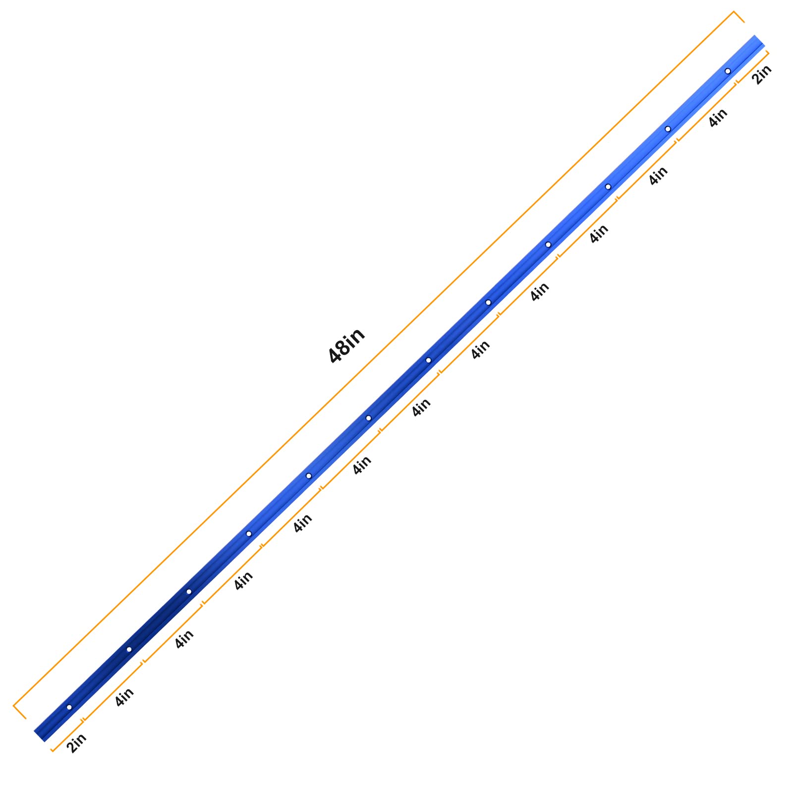 SeekLiny T Track with predrilled holes for quick mounting.