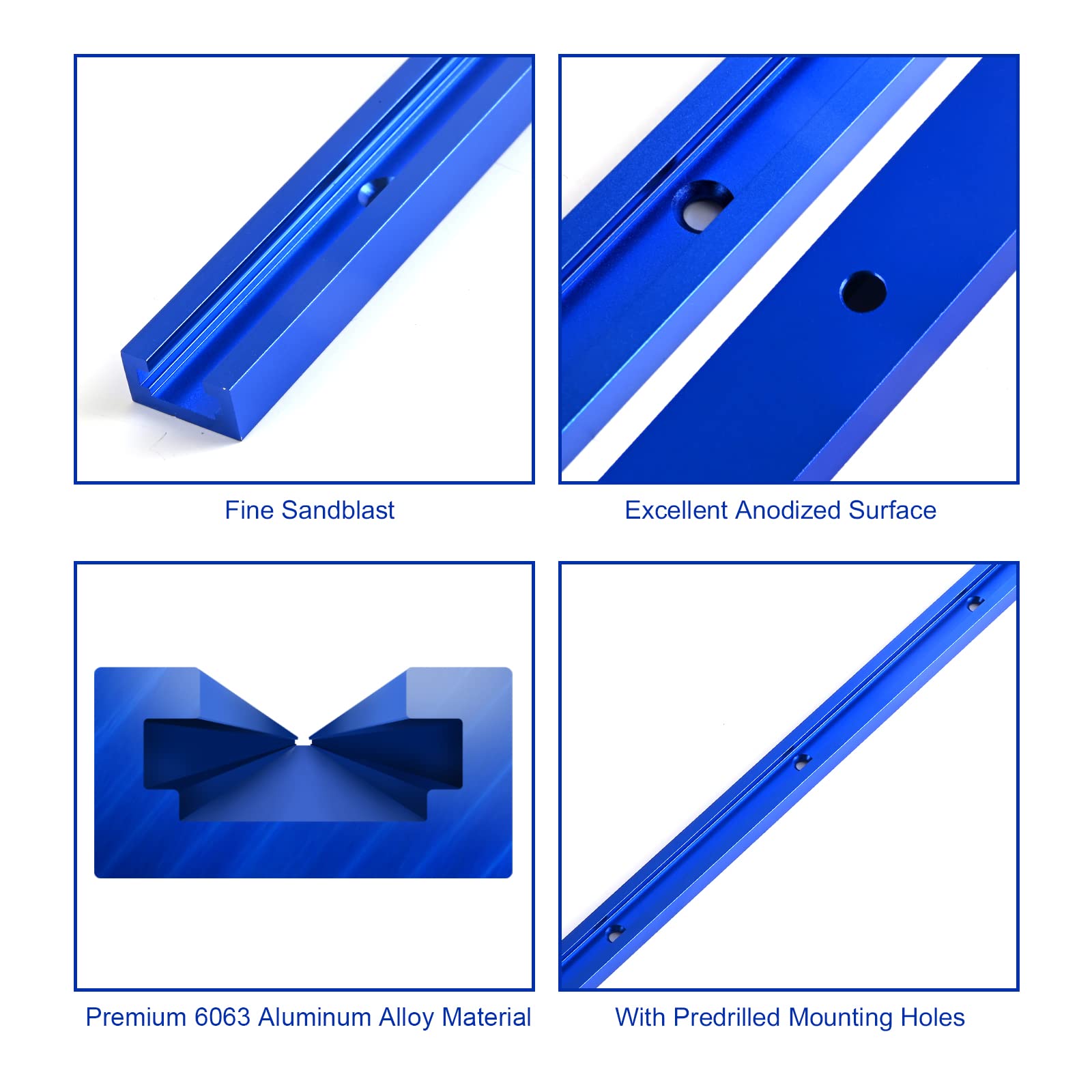 SeekLiny universal T Track supports 5/16 and 1/4 bolts.