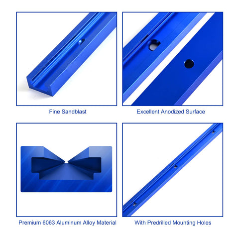 SeekLiny universal T Track supports 5/16 and 1/4 bolts.