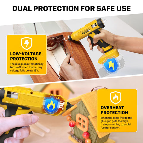 SEEKONE package includes 20 glue sticks for immediate use