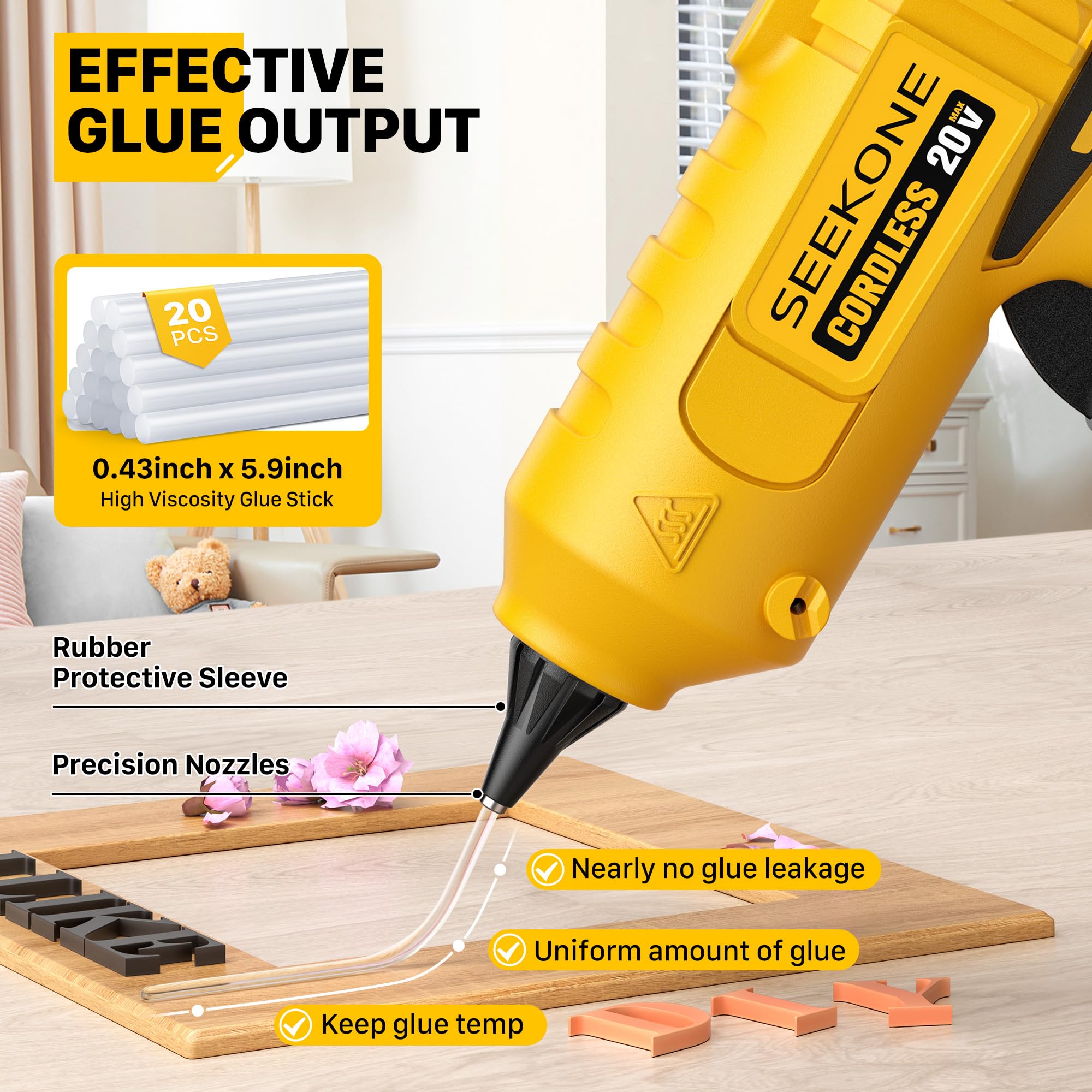 Seekone compact and lightweight design enables comfortable handling