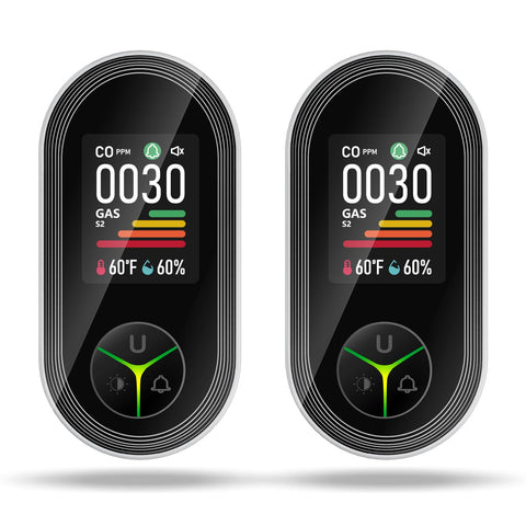 Seektain travel CO detector plug-in for easy hotel and RV setup.