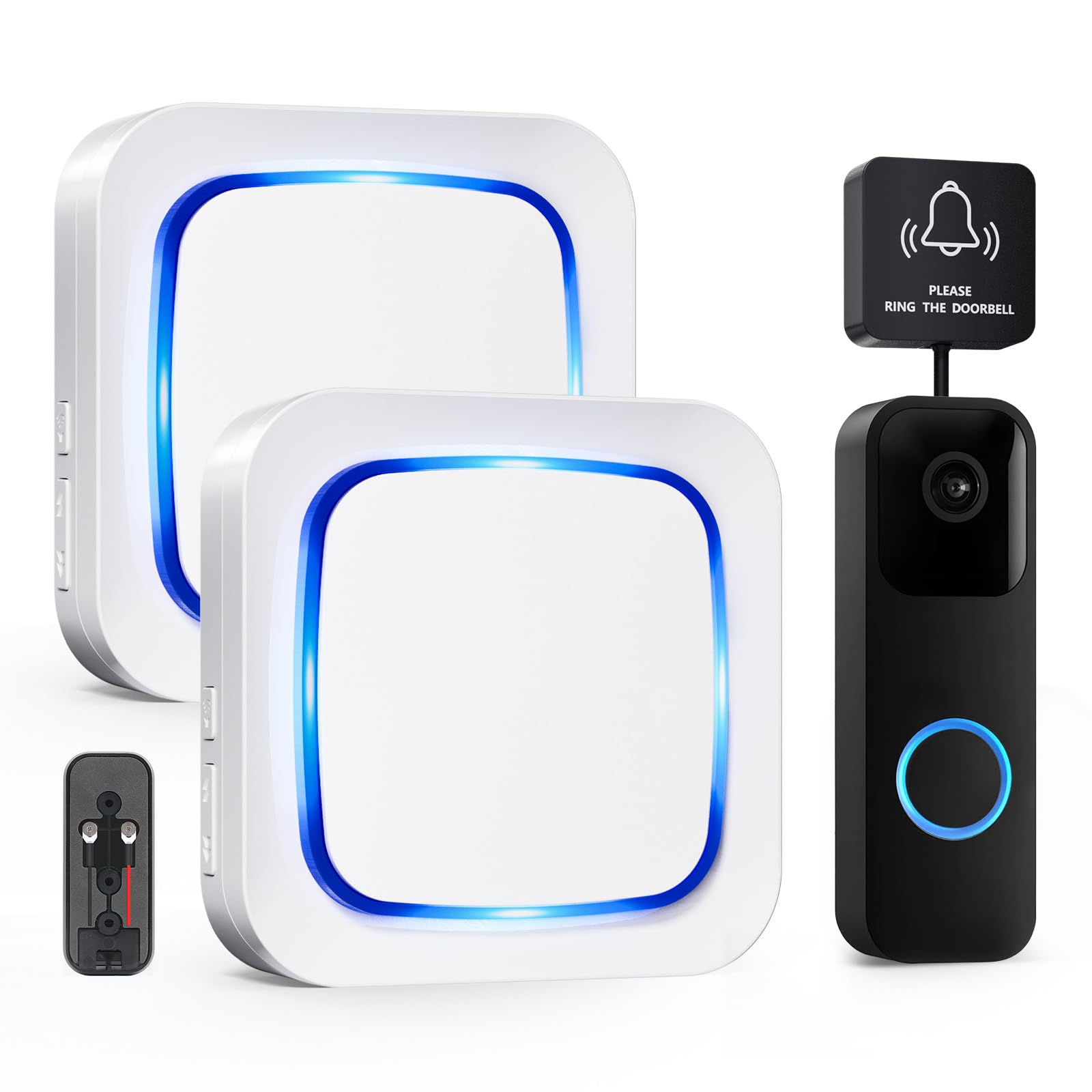 Seektain wireless doorbell extender during setup with Blink for broader alerts